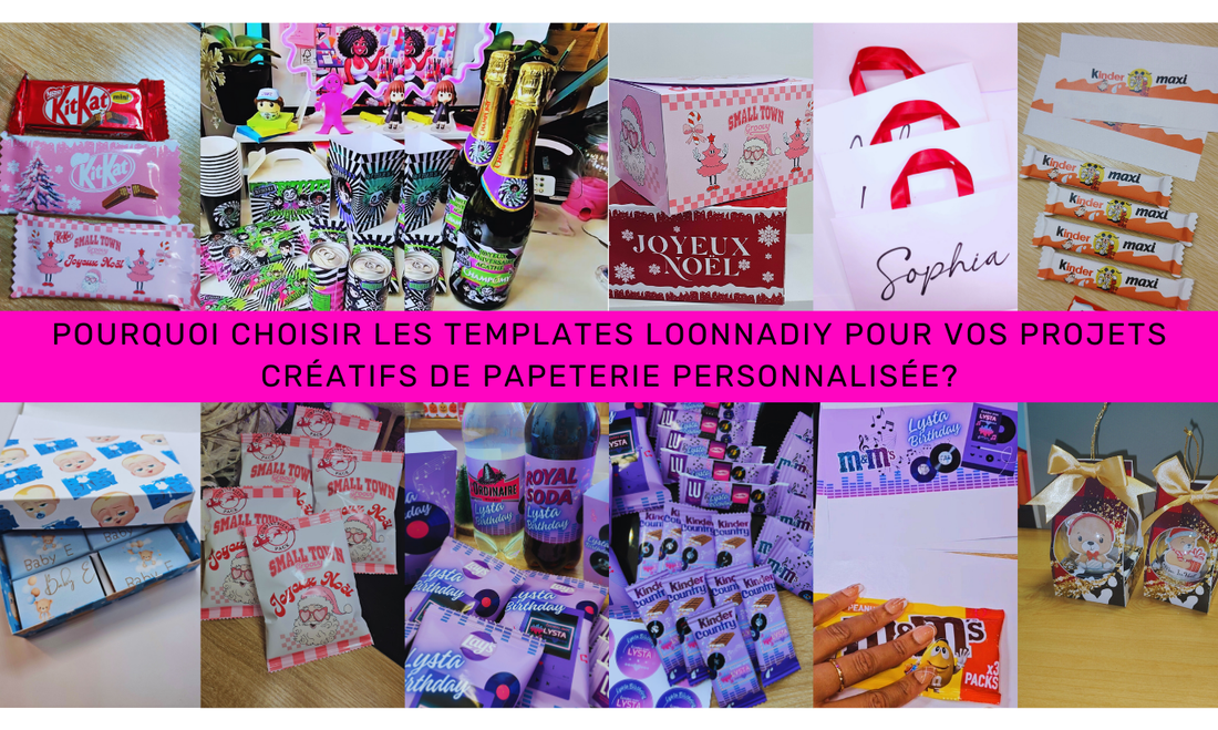 Pourquoi choisir les templates LoonnaDIY pour vos projets créatifs de papeterie personnalisée?