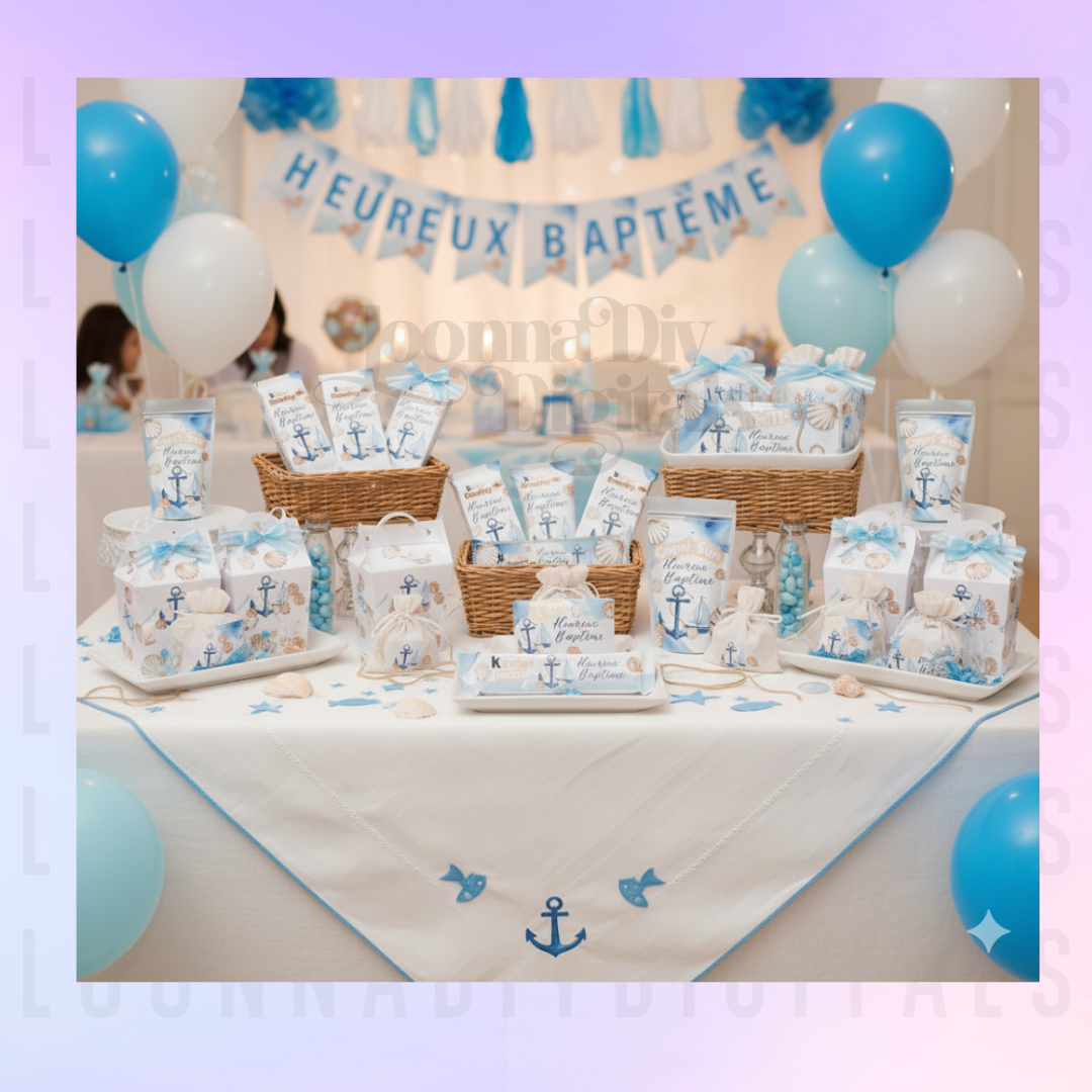 Pack Déco de fête complète : 11 Templates personnalisables pour toutes occasions