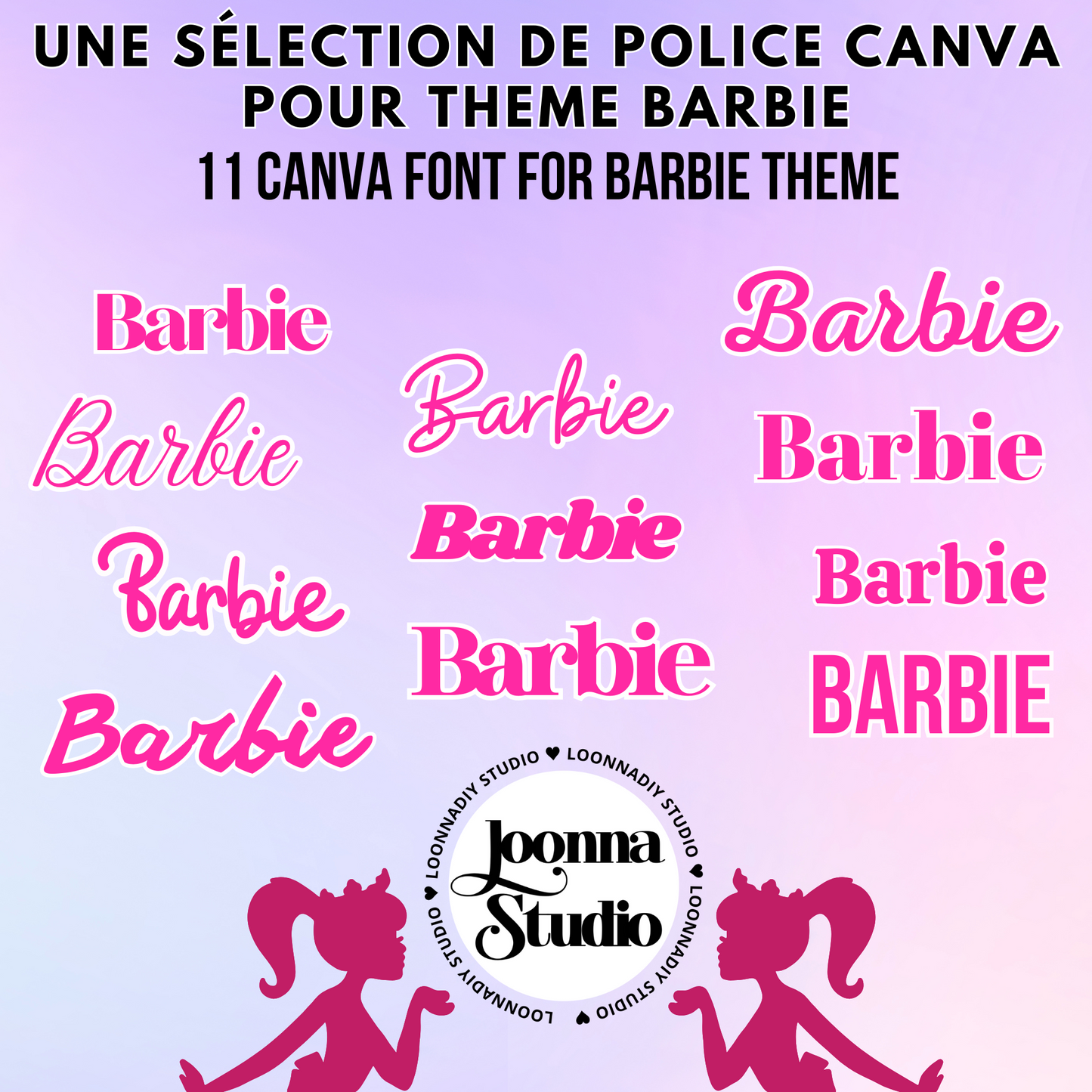 Template boîte cadeau personnalisée – Modèles Barbie & plus