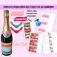 Template personnalisation bouteille de champomy