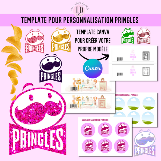 Template personnalisation pringles - Pringles personnalisé