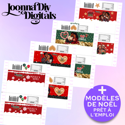 Template emballage Kinder Bueno personnalisés