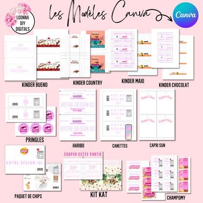 Maxi Pack de Templates de Papeterie Personnalisée dimensionnés aux bonnes tailles!