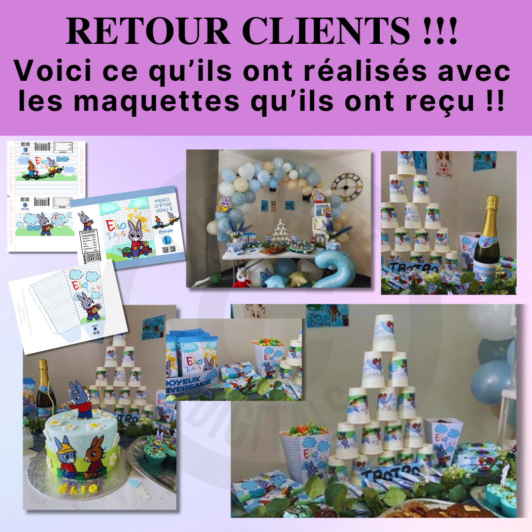 10 maquettes papeterie personnalisée sur-mesure pour ton événement, sans te prendre la tête!