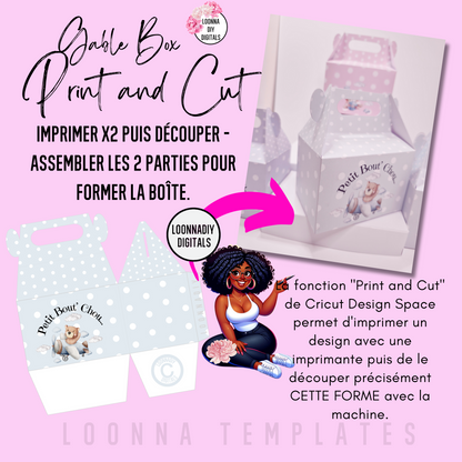 🌟 Pack de Templates "Petit Bout' Chou" pour Cricut et Canva 🌟