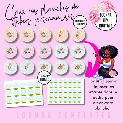 🌟 Pack de Templates "Petit Bout' Chou" pour Cricut et Canva 🌟