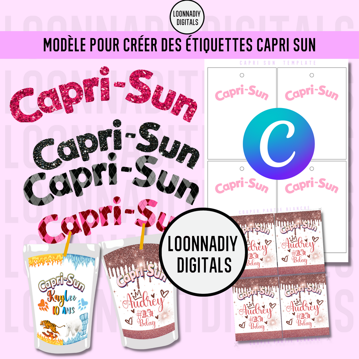 Template personnalisation Capri Sun Capri Sun personnalisé
