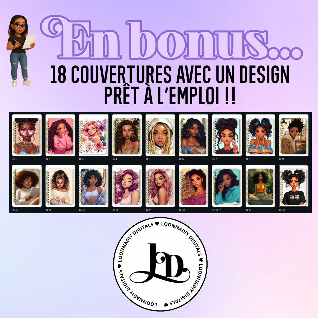 Template base planner digital à personnaliser (Canva)