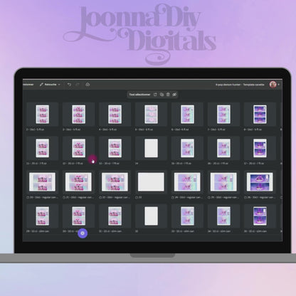Pack de Templates d'étiquettes de Canettes K-POP sur canva | 32 Modèles | 3 Tailles (15cl, 20cl, 33cl) | Personnalisation Express